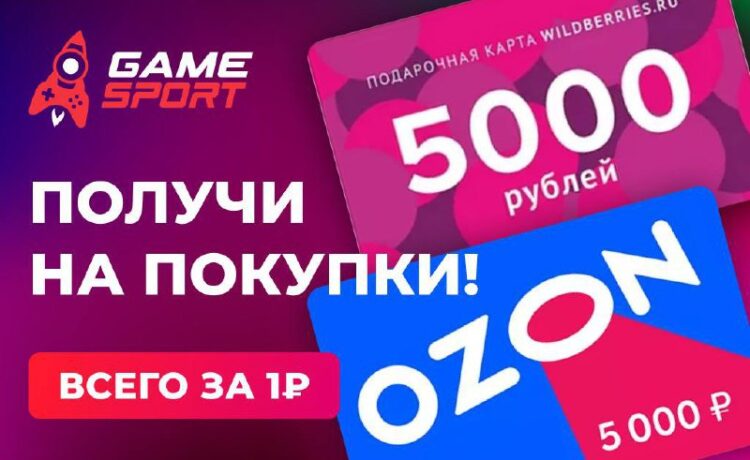 Получаем 5000₽ сертификат на любые покупки с OZON/WILDBERRIES